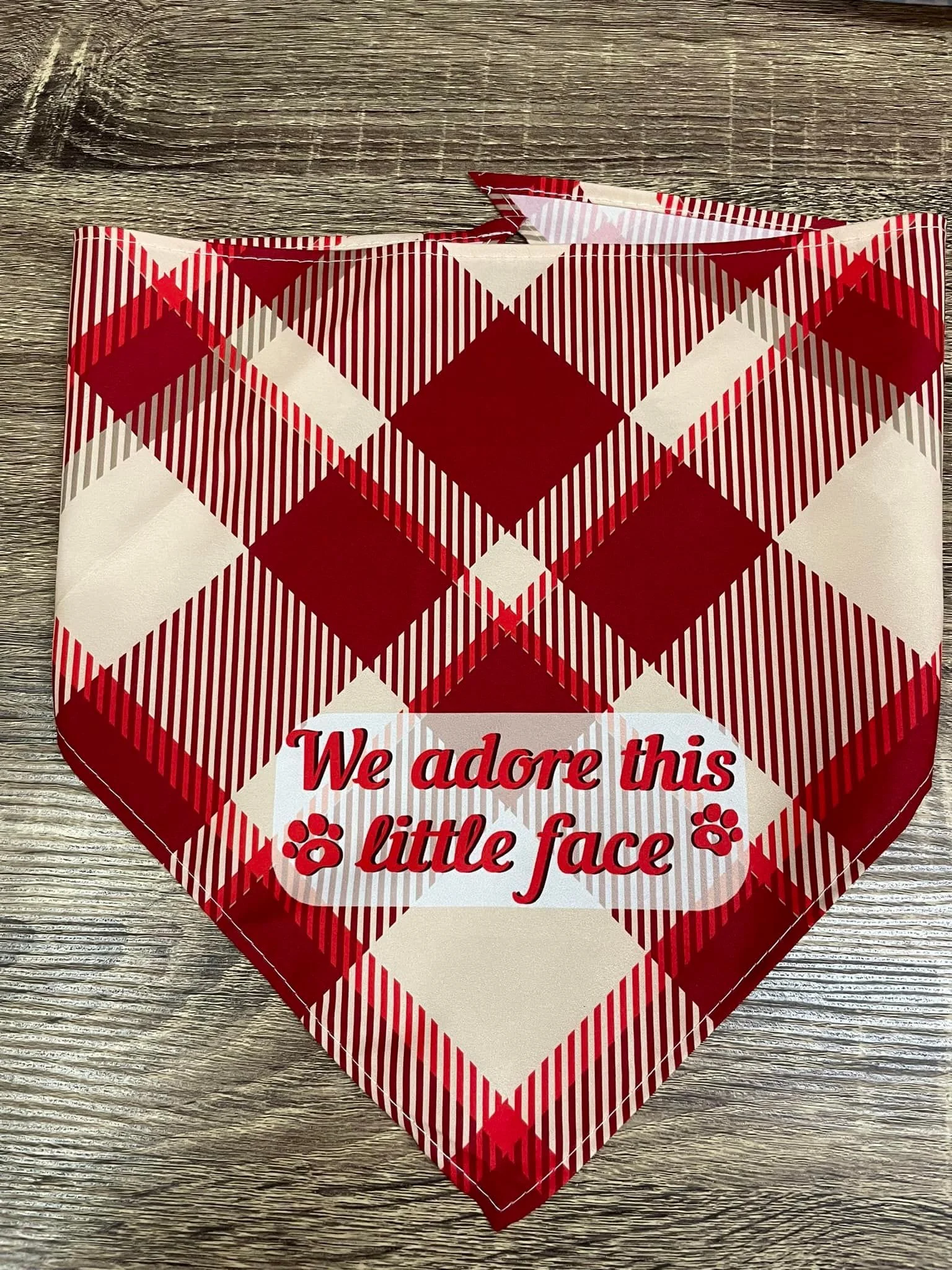 Dog Bandanna - We Adore This Little Face